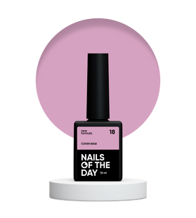 NAILSOFTHEDAY Cover base NEW Formula 18, 10 мл &mdash; камуфлююче базове покриття для нігтів