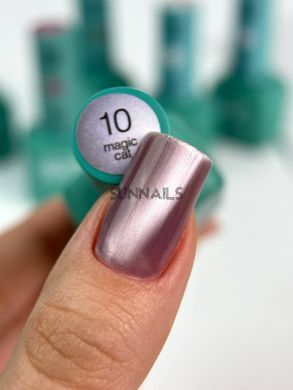 Siller Magic Cat Gel Polish, 10, 8 мл &mdash; гель-лак для нігтів з ефектом котяче око
