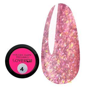 LOVER Polygel Elegance, 04, 15 мл &mdash; полігель для нарощення нігтів