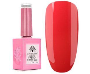Global Fashion French Rubber Base Neon, 02, 15 мл &mdash; каучукова кольорова неонова база