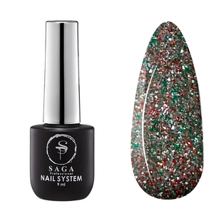 SAGA Professional New York Disco gel polish, 03, 9 мл &mdash; світловідбивний гель-лак для нігтів