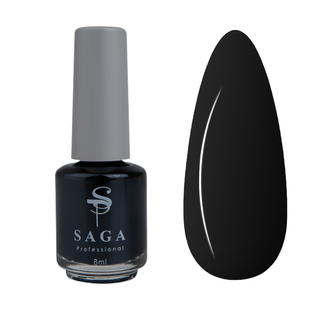 SAGA Professional Stamping paint, sticky, Black, 8 мл &mdash; лак для стемпінгу з липким шаром, чорний