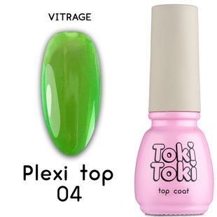 Toki-Toki Top Plexi, 04, 5 мл &mdash; вітражний топ для гель-лаку без липкого шару