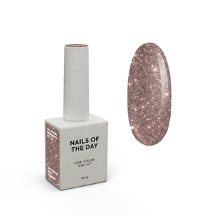 NAILSOFTHENIGHT gel polish, Margarita, 012, 10 мл &mdash; рожево-нюдовий світловідбивний гель-лак