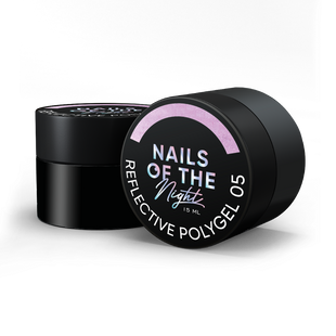 NAILSOFTHENIGHT Reflective Polygel, 05, 15 мл &mdash; рідкий світловідбиваючий полігель для нігтів