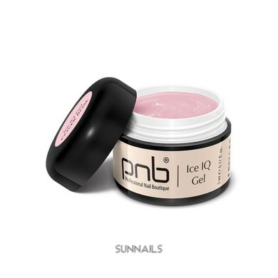 PNB Ice IQ Gel, Cover Rose, 5 мл — низькотемпературний гель для нарощення нігтів