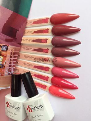 Nails Molekula Gel polish 008, 6 мл &mdash; гель-лак для нігтів, рожевий
