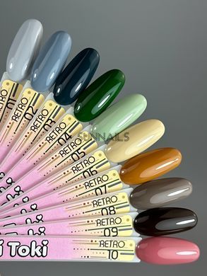 Toki-Toki Retro gel polish, RT04, 5 мл &mdash; гель-лак для нігтів