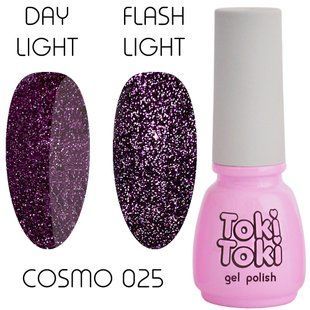 Toki-Toki Gel polish, Cosmo, 25, 5 мл &mdash; світловідбивний гель-лак для нігтів