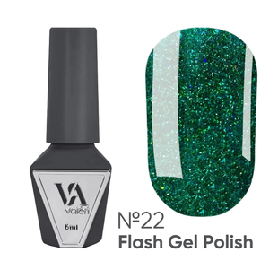 NEW Valeri Flash gel polish, 22, 6 мл &mdash; світловідбивний гель-лак