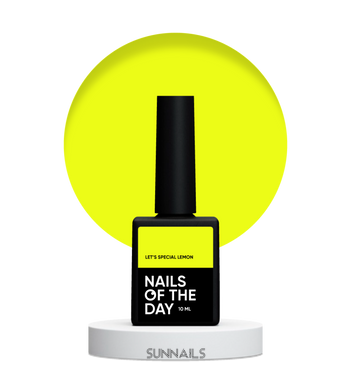 NAILSOFTHEDAY Let’s special gel polish, Lemon, 10 мл — особливий гель-лак для нігтів, що перекриває в один шар