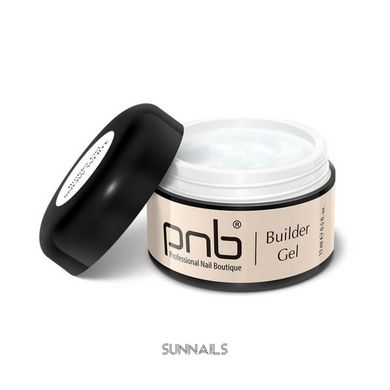 PNB Builder Gel, Snow White, 15 мл — гель для нарощення нігтів