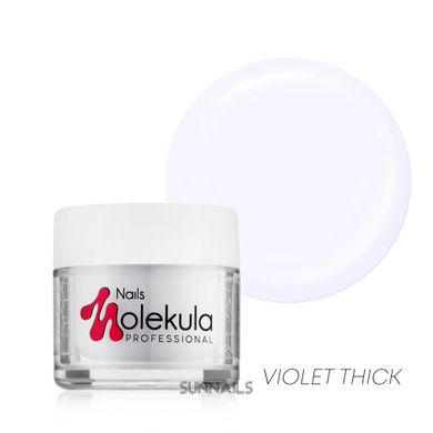 Nails Molekula Gel, 04, Violet Thick, 15 мл — гель для нарощення нігтів, прозорий фіолетовий желе