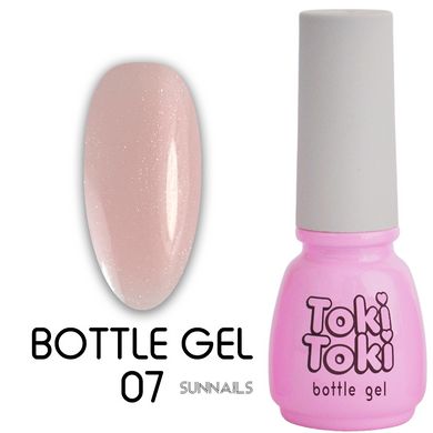 Toki-Toki Bottle gel, 07, 5 мл — гель для укріплення нігтів