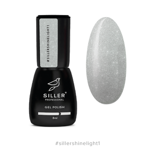 Siller gel polish, Shine Light, 01, 8 мл &mdash; світловідбивний гель-лак для нігтів