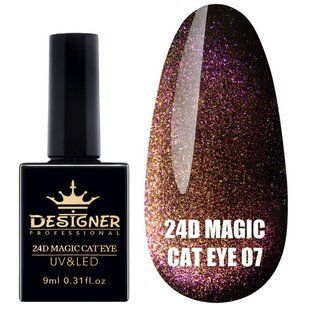 Designer Professional гель-лак 24D Magic Cat Eye 07, 9 мл
