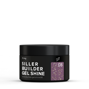 Siller Builder Gel Shine, №8, 15 мл &mdash; гель для нарощення нігтів
