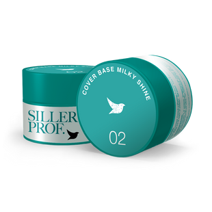 Siller Cover Base Milky Shine, 02, 30 мл &mdash; база для гель-лаку молочна з блиском