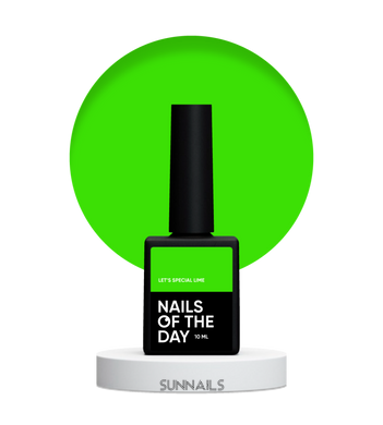 NAILSOFTHEDAY Let’s special gel polish, Lime, 10 мл — особливий гель-лак для нігтів, що перекриває в один шар