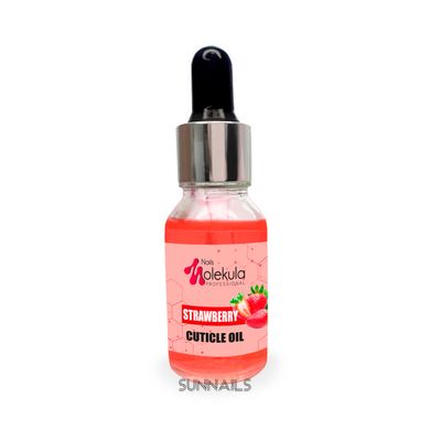 Nails Molekula Cuticle Oil, полуниця, 15 мл — олійка для кутикули