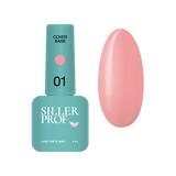 Siller Cover Base, 01, 8 мл &mdash; камуфлююча база для гель-лаку