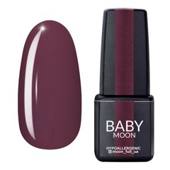 Baby Moon Gel polish Burgundy, 14, 6 мл — гель-лак для нігтів, темно-рожевий тауп