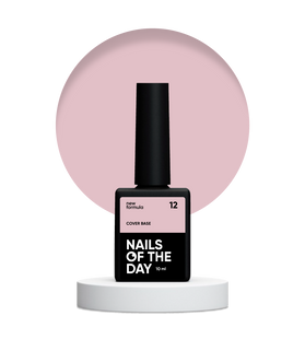 NAILSOFTHEDAY Cover base NEW Formula 12, 10 мл &mdash; камуфлююче базове покриття для нігтів