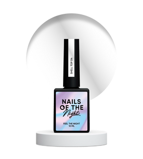 NAILSOFTHEDAY Top Shell, 04, 10 мл &mdash; перлинний топ з втиркою без липкого шару