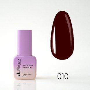 Nails Molekula Gel polish 010, 6 мл &mdash; гель-лак для нігтів, темний сливовий