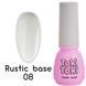 Toki-Toki Rustic Base, RB08, 5 мл &mdash; база для гель-лаку