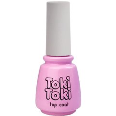 Toki-Toki Top High Gloss 15 мл — топ для гель-лаку глянцевий без липкого шару