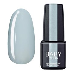 Baby Moon Gel polish Cold Ocean, 01, 6 мл — гель-лак для нігтів, біло-блакитний