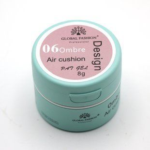 Global Fashion Air Cushion Ombre, 06, 8 г &mdash; гель-фарба кушон для дизайну нігтів
