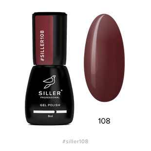 Siller gel polish, 108, 8 мл &mdash; гель-лак для нігтів