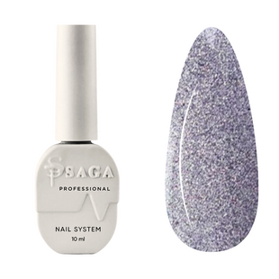 SAGA Professional Cat Shine gel polish, Silver, 10 мл &mdash; гель-лак з ефектом котяче око