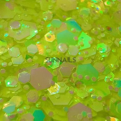 SAGA Professional Galaxy Glitter gel, 14, 8 мл &mdash; гель для дизайну з глітером