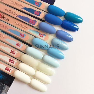 Nails Molekula Gel polish 161, 6 мл &mdash; гель-лак для нігтів, лазур