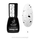 Siller Black Crumbs Top, 01, 8 мл &mdash; топ для гель-лаку з крихтами