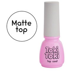 Toki-Toki Top Mate, 5 мл — матовий топ без липкого шару