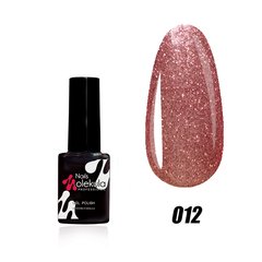 Nails Molekula Gel polish 012, 6 мл — гель-лак для нігтів, рожеве мерехтіння