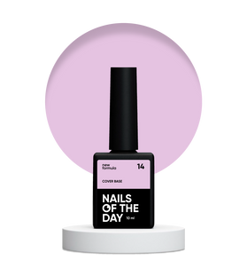 NAILSOFTHEDAY Cover base NEW Formula 14, 10 мл &mdash; камуфлююче базове покриття для нігтів