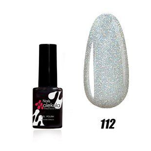 Nails Molekula Gel polish 112, 6 мл &mdash; гель-лак для нігтів, перламутрове срібло