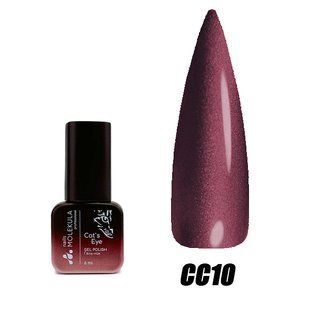 Nails Molekula gel polish Ceramic Catʼs Eye, CC10, 6 мл &mdash; гель-лак для нігтів з ефектом котяче око