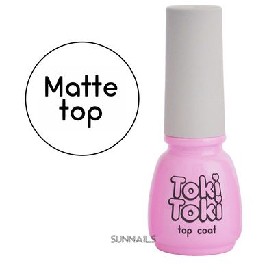 Toki-Toki Top Mate, 5 мл — матовий топ без липкого шару