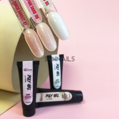 Nails Molekula Poly gel, 05, Pearl Cloud, 30 мл &mdash; полігель для нарощення нігтів в тюбику, перлинова хмара