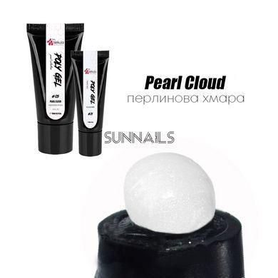 Nails Molekula Poly gel, 05, Pearl Cloud, 30 мл &mdash; полігель для нарощення нігтів в тюбику, перлинова хмара