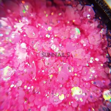 SAGA Professional Galaxy Glitter gel, 11, 8 мл &mdash; гель для дизайну з глітером