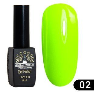 Global Fashion Summer/Spring gel polish, 002, 8 мл &mdash; гель-лак для нігтів