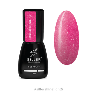 Siller gel polish, Shine Light, 05, 8 мл &mdash; світловідбивний гель-лак для нігтів