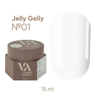 NEW Valeri Jelly Gelly, 01, 15 мл &mdash; гель-желе для нарощення нігтів